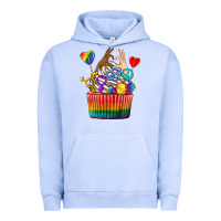 Pigment Grape Ice pride rainbow cupcake Urban Hoodie - texasbilliewilder
