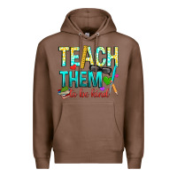 Chestnut teach them to be kind Premium Hoodie - texasbilliewilder
