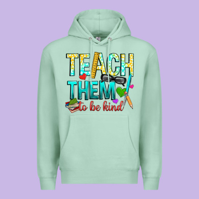 Teach Them To Be Kind Premium Hoodie Designed By Texasbilliewilder