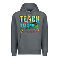 Rock teach them to be kind Premium Hoodie - texasbilliewilder