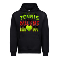 Black my favorite tennis player calls me mom Urban Hoodie - Zillion Design Studio