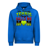 Cobalt my favorite tennis player calls me mom Urban Hoodie - Zillion Design Studio
