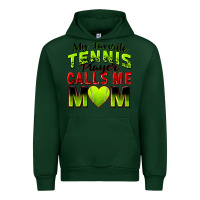 Forest Green my favorite tennis player calls me mom Urban Hoodie - Zillion Design Studio