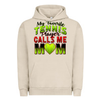 Pigment French Oak my favorite tennis player calls me mom Urban Hoodie - Zillion Design Studio