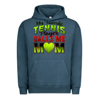 Pigment Midnight Navy my favorite tennis player calls me mom Urban Hoodie - Zillion Design Studio