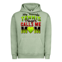 Pigment Oil Green my favorite tennis player calls me mom Urban Hoodie - Zillion Design Studio