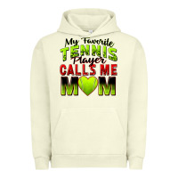 Pigment Pistachio my favorite tennis player calls me mom Urban Hoodie - Zillion Design Studio
