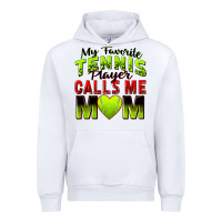 White my favorite tennis player calls me mom Urban Hoodie - Zillion Design Studio
