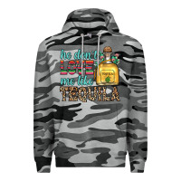 Slate Camo he don t love me like tequila Premium Hoodie - Zillion Design Studio