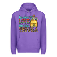Purple he don t love me like tequila Premium Hoodie - Zillion Design Studio