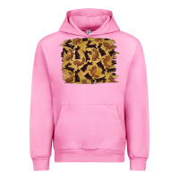 Fuchsia Pink Bunny Pattern Urban Hoodie - RanaPortraitStore