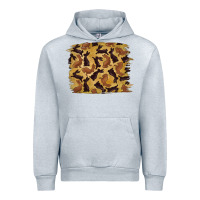 Heather Grey Bunny Pattern Urban Hoodie - RanaPortraitStore