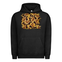 Pigment Black Bunny Pattern Urban Hoodie - RanaPortraitStore