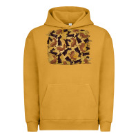 Pigment Peanut Butter Bunny Pattern Urban Hoodie - RanaPortraitStore