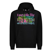 Black fancy like the race track on a date night Premium Hoodie - Zillion Design Studio
