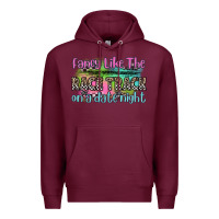Burgundy fancy like the race track on a date night Premium Hoodie - Zillion Design Studio