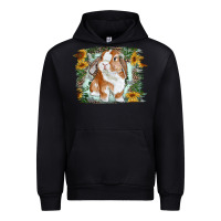 Black Bunny With Flower Leopard Urban Hoodie - RanaPortraitStore