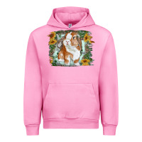 Fuchsia Pink Bunny With Flower Leopard Urban Hoodie - RanaPortraitStore