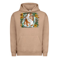 Pigment Burro Bunny With Flower Leopard Urban Hoodie - RanaPortraitStore