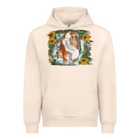 Sandshell Bunny With Flower Leopard Urban Hoodie - RanaPortraitStore