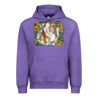 Tulip Bunny With Flower Leopard Urban Hoodie - RanaPortraitStore