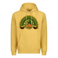 Antique Gold st patricks day rainbow Premium Hoodie - RanaPortraitStore