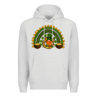 Dove Grey st patricks day rainbow Premium Hoodie - RanaPortraitStore