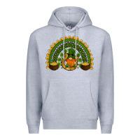 Heather Grey st patricks day rainbow Premium Hoodie - RanaPortraitStore