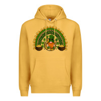 Mustard st patricks day rainbow Premium Hoodie - RanaPortraitStore