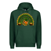 Sports Green st patricks day rainbow Premium Hoodie - RanaPortraitStore
