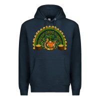Navy st patricks day rainbow Premium Hoodie - RanaPortraitStore