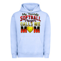 Pigment Grape Ice my favorite softball player calls me mom Urban Hoodie - Zillion Design Studio