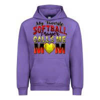 Tulip my favorite softball player calls me mom Urban Hoodie - Zillion Design Studio