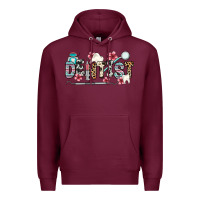 Burgundy dentist Premium Hoodie - Zillion Design Studio