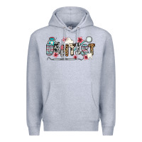 Heather Grey dentist Premium Hoodie - Zillion Design Studio