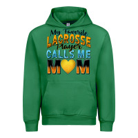 Emerald my favorite lacrosse player calls me mom Urban Hoodie - Zillion Design Studio