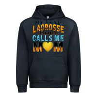 Navy my favorite lacrosse player calls me mom Urban Hoodie - Zillion Design Studio