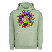 Pigment Oil Green pride sunflower Urban Hoodie - texasbilliewilder