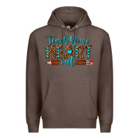 Coffee teach your heart out Premium Hoodie - texasbilliewilder