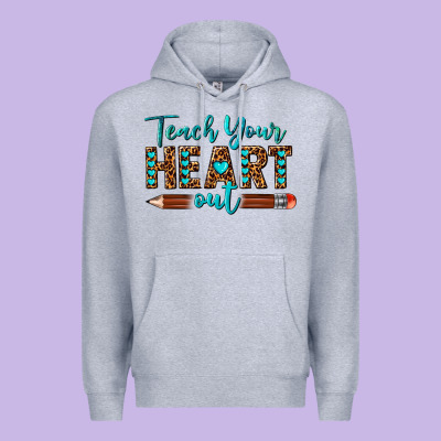 Teach Your Heart Out Premium Hoodie Designed By Texasbilliewilder