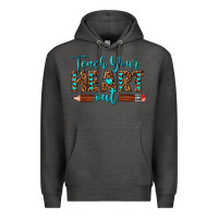 Charcoal Heather teach your heart out Premium Hoodie - texasbilliewilder