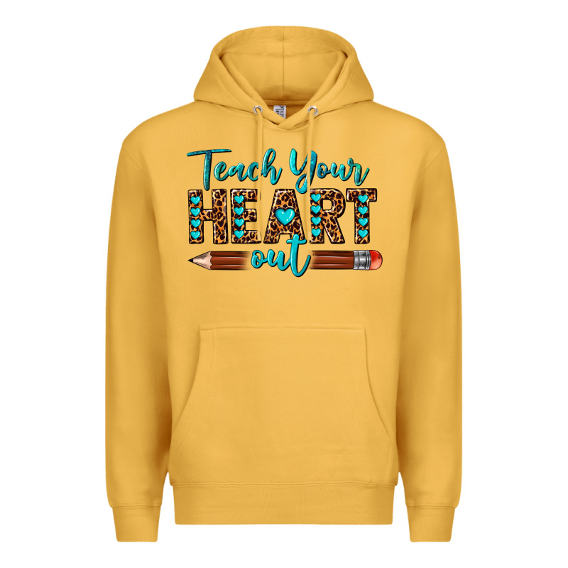 Teach Your Heart Out Premium Hoodie by texasbilliewilder | Teevron