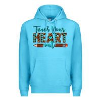 Ocean Blue teach your heart out Premium Hoodie - texasbilliewilder