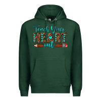 Sports Green teach your heart out Premium Hoodie - texasbilliewilder