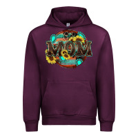 Mauve Wine western mom Urban Hoodie - Zillion Design Studio