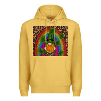 Antique Gold st patricks day gnomes shamrock rainwow Premium Hoodie - RanaPortraitStore