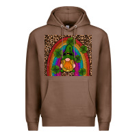 Chestnut st patricks day gnomes shamrock rainwow Premium Hoodie - RanaPortraitStore