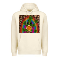 Sandshell st patricks day gnomes shamrock rainwow Premium Hoodie - RanaPortraitStore