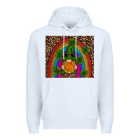 White st patricks day gnomes shamrock rainwow Premium Hoodie - RanaPortraitStore
