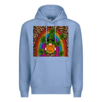 Colony Blue st patricks day gnomes shamrock rainwow Premium Hoodie - RanaPortraitStore